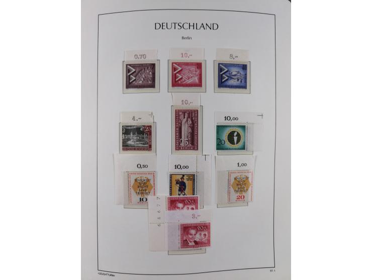 1948/90, in den Hauptnummern postfrische überkomplette Sammlung, dabei Mi.-Nr. 1-20 OR, 21-34 mit 33-34 OR (FA Schlegel BPP),