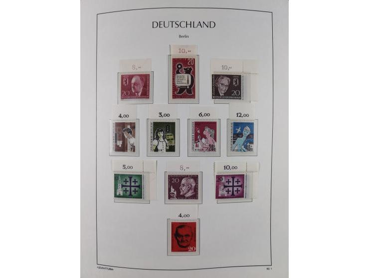 1948/90, in den Hauptnummern postfrische überkomplette Sammlung, dabei Mi.-Nr. 1-20 OR, 21-34 mit 33-34 OR (FA Schlegel BPP),