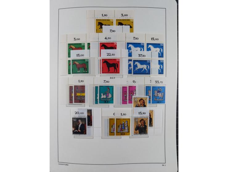 1948/90, in den Hauptnummern postfrische überkomplette Sammlung, dabei Mi.-Nr. 1-20 OR, 21-34 mit 33-34 OR (FA Schlegel BPP),