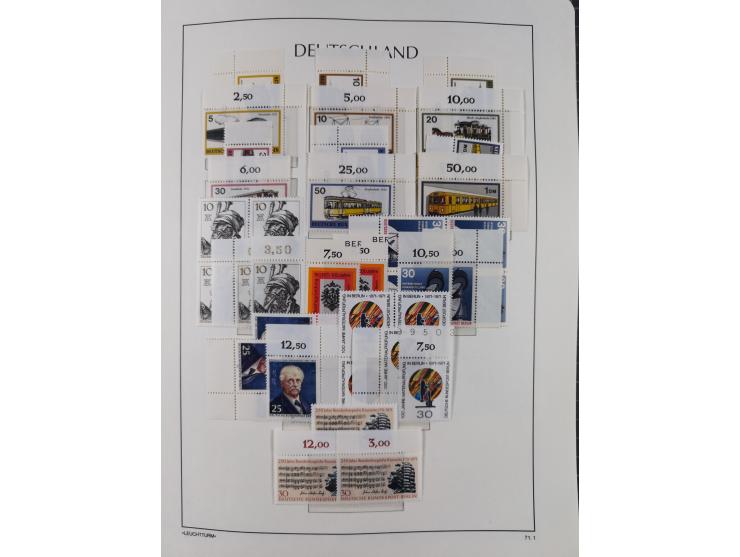 1948/90, in den Hauptnummern postfrische überkomplette Sammlung, dabei Mi.-Nr. 1-20 OR, 21-34 mit 33-34 OR (FA Schlegel BPP),