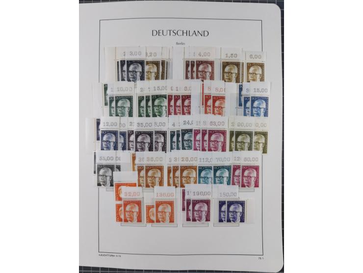 1948/90, in den Hauptnummern postfrische überkomplette Sammlung, dabei Mi.-Nr. 1-20 OR, 21-34 mit 33-34 OR (FA Schlegel BPP),