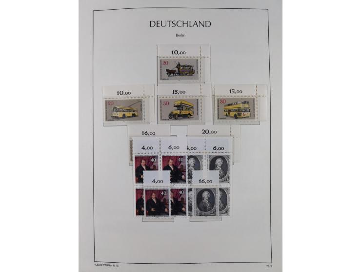 1948/90, in den Hauptnummern postfrische überkomplette Sammlung, dabei Mi.-Nr. 1-20 OR, 21-34 mit 33-34 OR (FA Schlegel BPP),