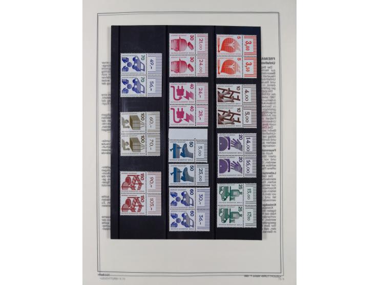 1948/90, in den Hauptnummern postfrische überkomplette Sammlung, dabei Mi.-Nr. 1-20 OR, 21-34 mit 33-34 OR (FA Schlegel BPP),