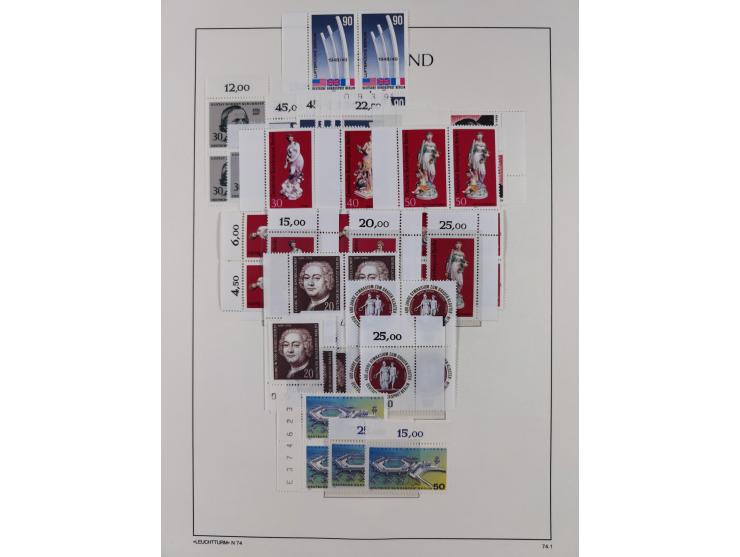 1948/90, in den Hauptnummern postfrische überkomplette Sammlung, dabei Mi.-Nr. 1-20 OR, 21-34 mit 33-34 OR (FA Schlegel BPP),