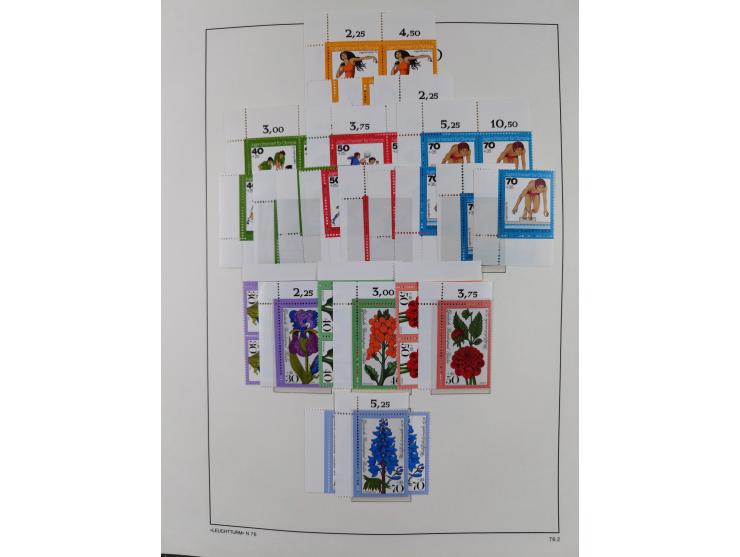 1948/90, in den Hauptnummern postfrische überkomplette Sammlung, dabei Mi.-Nr. 1-20 OR, 21-34 mit 33-34 OR (FA Schlegel BPP),