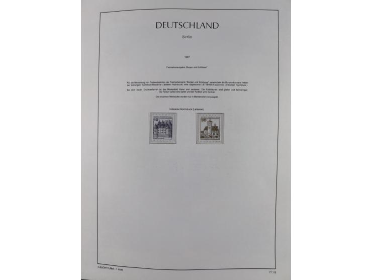 1948/90, in den Hauptnummern postfrische überkomplette Sammlung, dabei Mi.-Nr. 1-20 OR, 21-34 mit 33-34 OR (FA Schlegel BPP),