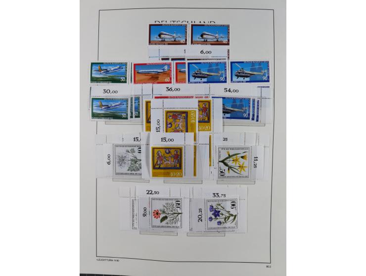 1948/90, in den Hauptnummern postfrische überkomplette Sammlung, dabei Mi.-Nr. 1-20 OR, 21-34 mit 33-34 OR (FA Schlegel BPP),