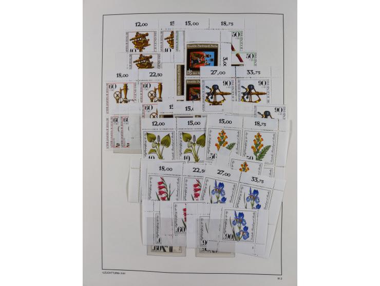 1948/90, in den Hauptnummern postfrische überkomplette Sammlung, dabei Mi.-Nr. 1-20 OR, 21-34 mit 33-34 OR (FA Schlegel BPP),