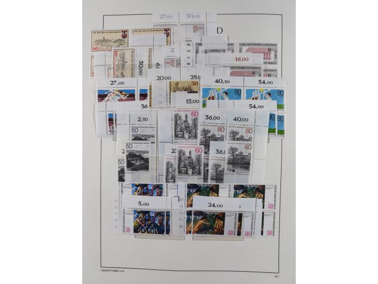 1948/90, in den Hauptnummern postfrische überkomplette Sammlung, dabei Mi.-Nr. 1-20 OR, 21-34 mit 33-34 OR (FA Schlegel BPP),