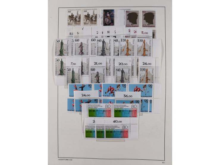 1948/90, in den Hauptnummern postfrische überkomplette Sammlung, dabei Mi.-Nr. 1-20 OR, 21-34 mit 33-34 OR (FA Schlegel BPP),