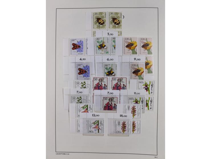 1948/90, in den Hauptnummern postfrische überkomplette Sammlung, dabei Mi.-Nr. 1-20 OR, 21-34 mit 33-34 OR (FA Schlegel BPP),