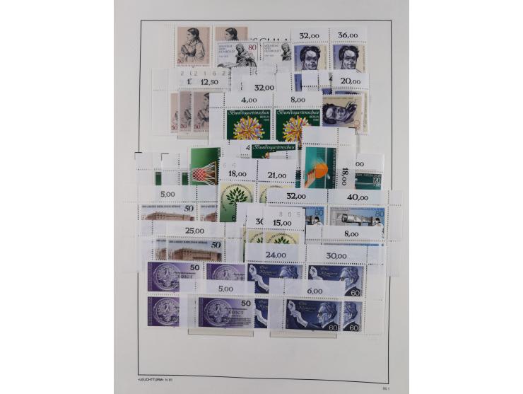 1948/90, in den Hauptnummern postfrische überkomplette Sammlung, dabei Mi.-Nr. 1-20 OR, 21-34 mit 33-34 OR (FA Schlegel BPP),