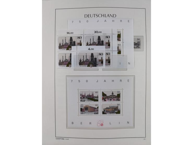 1948/90, in den Hauptnummern postfrische überkomplette Sammlung, dabei Mi.-Nr. 1-20 OR, 21-34 mit 33-34 OR (FA Schlegel BPP),