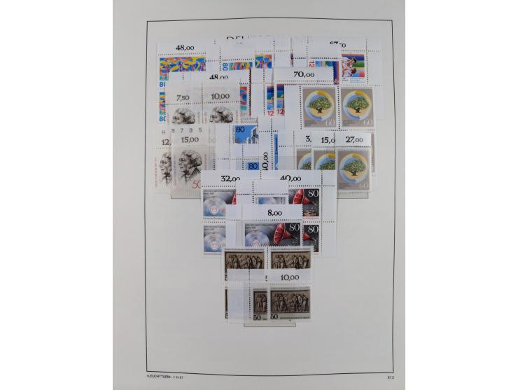 1948/90, in den Hauptnummern postfrische überkomplette Sammlung, dabei Mi.-Nr. 1-20 OR, 21-34 mit 33-34 OR (FA Schlegel BPP),