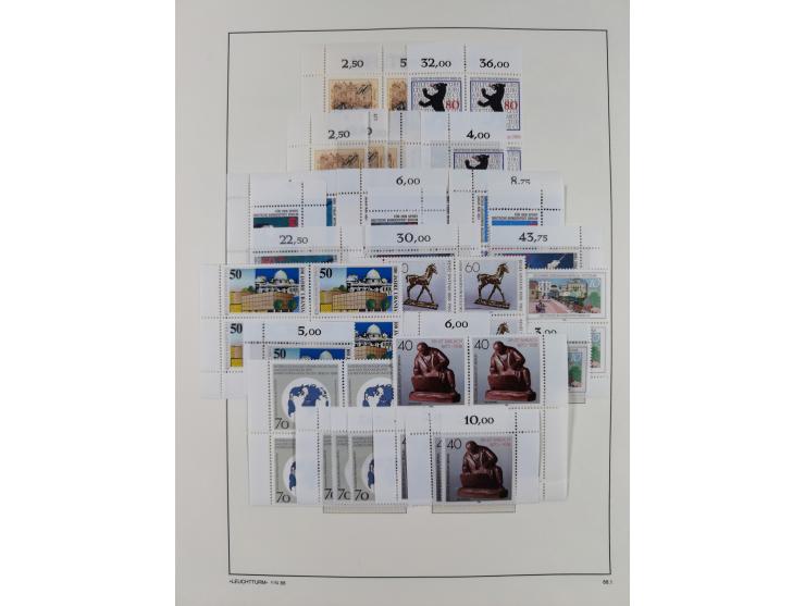 1948/90, in den Hauptnummern postfrische überkomplette Sammlung, dabei Mi.-Nr. 1-20 OR, 21-34 mit 33-34 OR (FA Schlegel BPP),