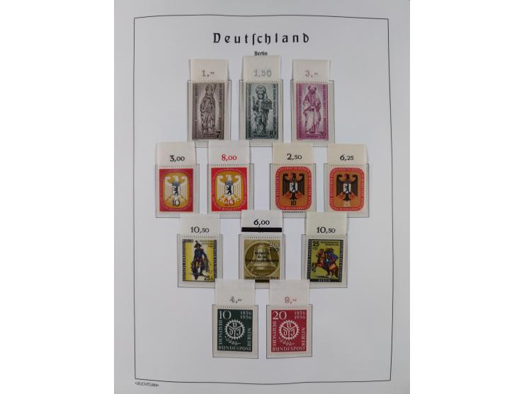 1948/90, in den Hauptnummern komplette postfrische Sammlung, fast alle Marken mit Bogen- bzw. Eckrand, einiges signiert, gute