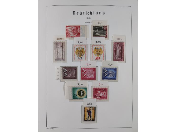 1948/90, in den Hauptnummern komplette postfrische Sammlung, fast alle Marken mit Bogen- bzw. Eckrand, einiges signiert, gute