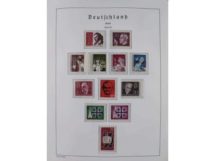 1948/90, in den Hauptnummern komplette postfrische Sammlung, fast alle Marken mit Bogen- bzw. Eckrand, einiges signiert, gute