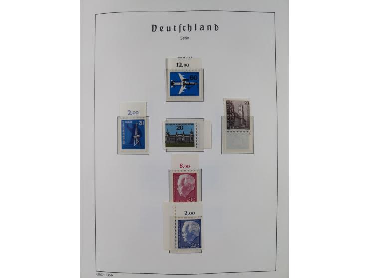 1948/90, in den Hauptnummern komplette postfrische Sammlung, fast alle Marken mit Bogen- bzw. Eckrand, einiges signiert, gute