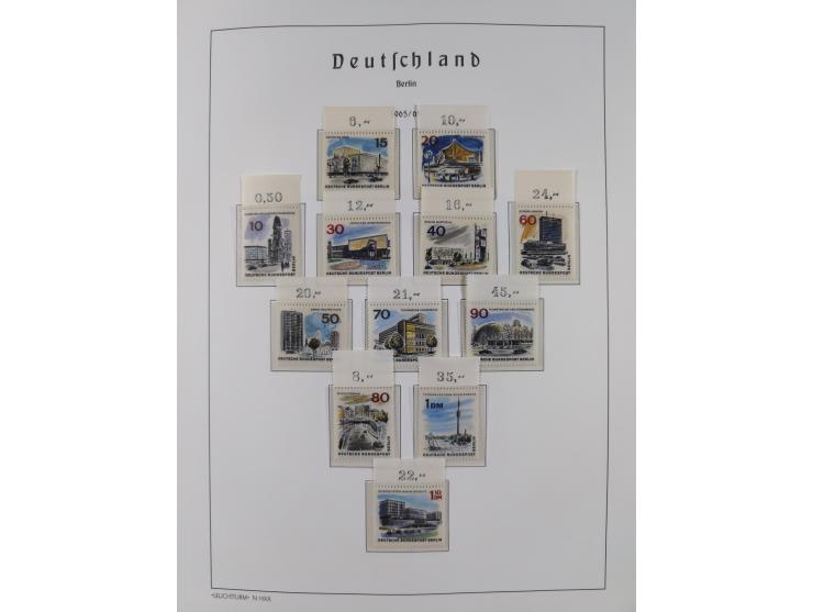 1948/90, in den Hauptnummern komplette postfrische Sammlung, fast alle Marken mit Bogen- bzw. Eckrand, einiges signiert, gute