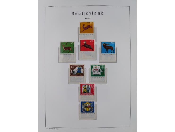 1948/90, in den Hauptnummern komplette postfrische Sammlung, fast alle Marken mit Bogen- bzw. Eckrand, einiges signiert, gute