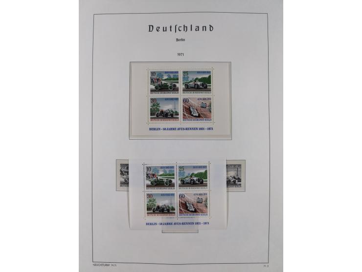 1948/90, in den Hauptnummern komplette postfrische Sammlung, fast alle Marken mit Bogen- bzw. Eckrand, einiges signiert, gute