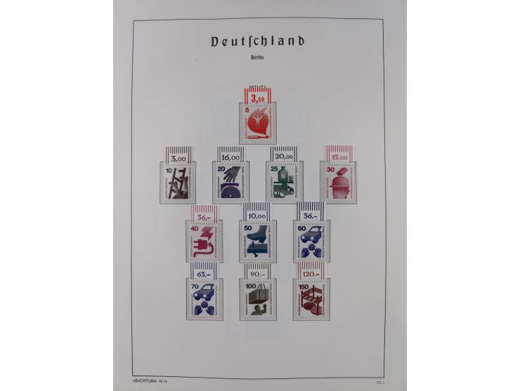 1948/90, in den Hauptnummern komplette postfrische Sammlung, fast alle Marken mit Bogen- bzw. Eckrand, einiges signiert, gute