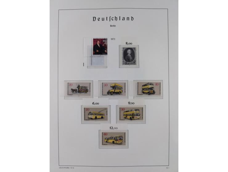 1948/90, in den Hauptnummern komplette postfrische Sammlung, fast alle Marken mit Bogen- bzw. Eckrand, einiges signiert, gute