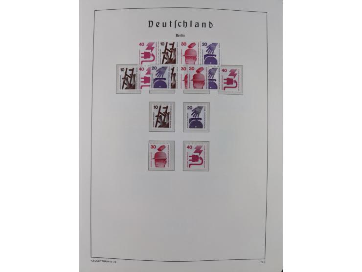 1948/90, in den Hauptnummern komplette postfrische Sammlung, fast alle Marken mit Bogen- bzw. Eckrand, einiges signiert, gute