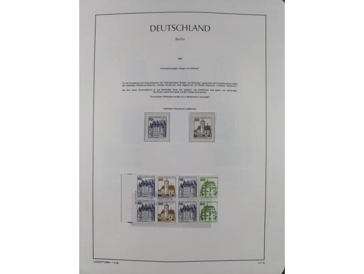 1948/90, in den Hauptnummern komplette postfrische Sammlung, fast alle Marken mit Bogen- bzw. Eckrand, einiges signiert, gute