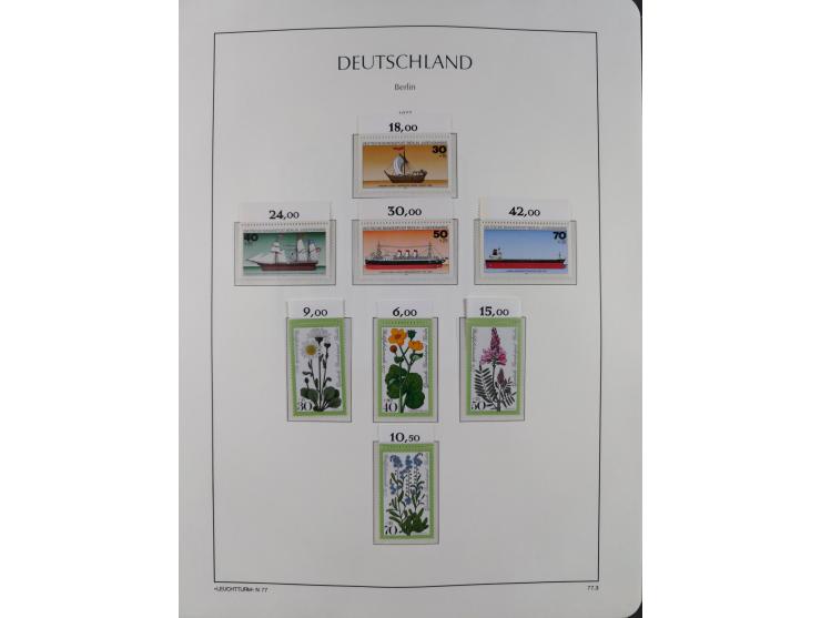 1948/90, in den Hauptnummern komplette postfrische Sammlung, fast alle Marken mit Bogen- bzw. Eckrand, einiges signiert, gute