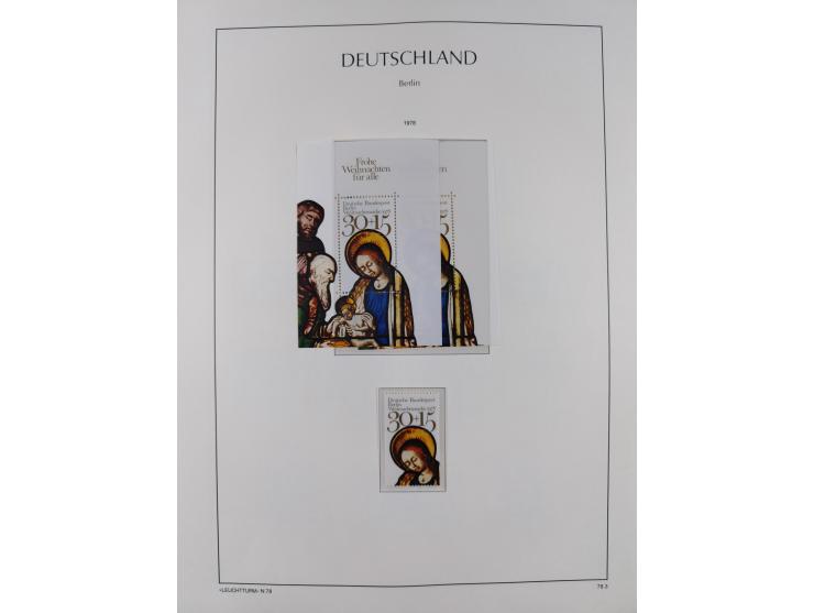 1948/90, in den Hauptnummern komplette postfrische Sammlung, fast alle Marken mit Bogen- bzw. Eckrand, einiges signiert, gute