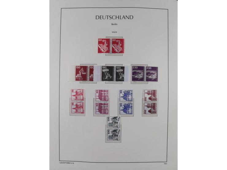 1948/90, in den Hauptnummern komplette postfrische Sammlung, fast alle Marken mit Bogen- bzw. Eckrand, einiges signiert, gute