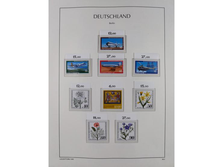 1948/90, in den Hauptnummern komplette postfrische Sammlung, fast alle Marken mit Bogen- bzw. Eckrand, einiges signiert, gute