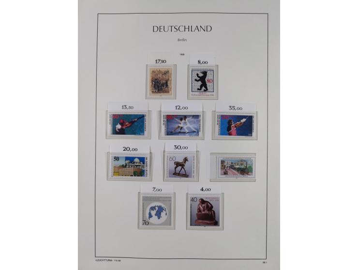 1948/90, in den Hauptnummern komplette postfrische Sammlung, fast alle Marken mit Bogen- bzw. Eckrand, einiges signiert, gute