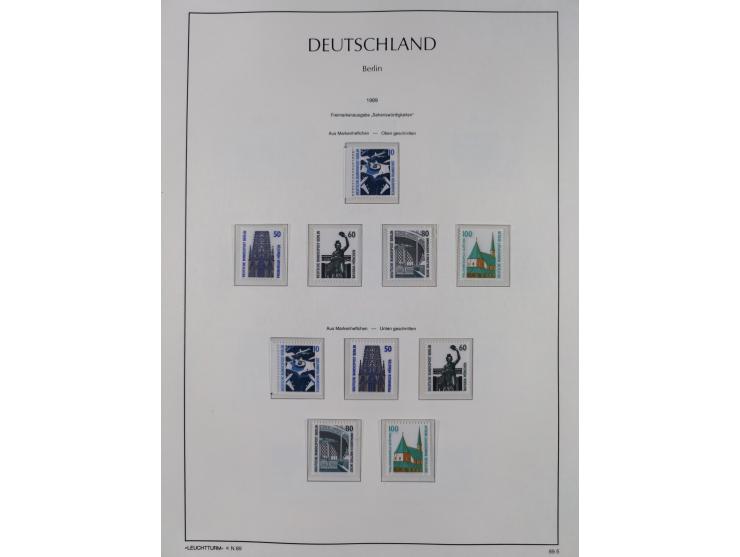 1948/90, in den Hauptnummern komplette postfrische Sammlung, fast alle Marken mit Bogen- bzw. Eckrand, einiges signiert, gute