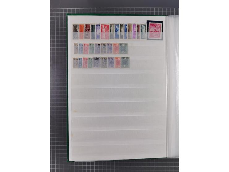 1941/45, reichhaltige ungebrauchte und postfrische Sammlung mit Doubletten und Einheiten, inkl. Portomarken, bessere Werte da