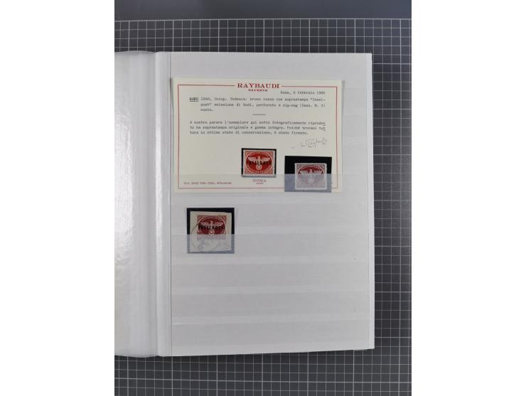 1941/45, reichhaltige ungebrauchte und postfrische Sammlung mit Doubletten und Einheiten, inkl. Portomarken, bessere Werte da