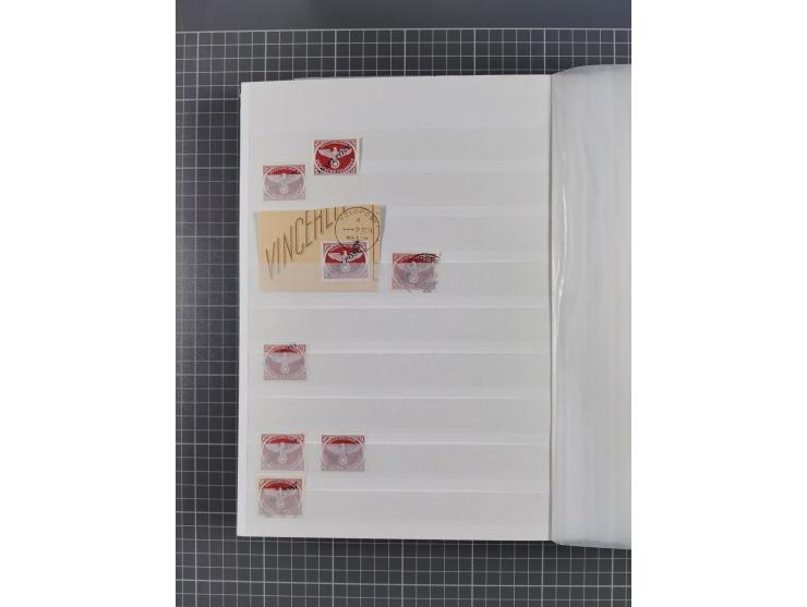 1941/45, reichhaltige ungebrauchte und postfrische Sammlung mit Doubletten und Einheiten, inkl. Portomarken, bessere Werte da