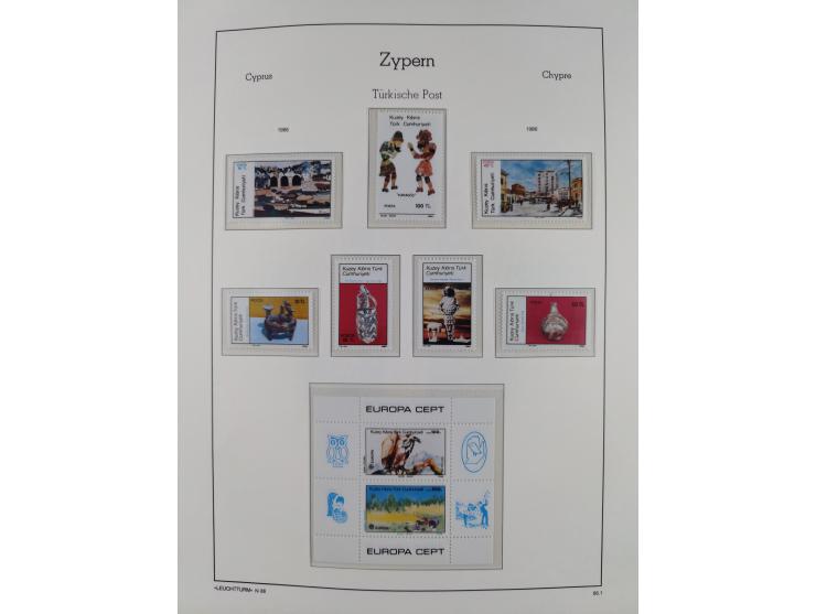 1974/99, seemingly complete mint never hinged collection in album including proofs ('örnek' overprints), miniature sheets and