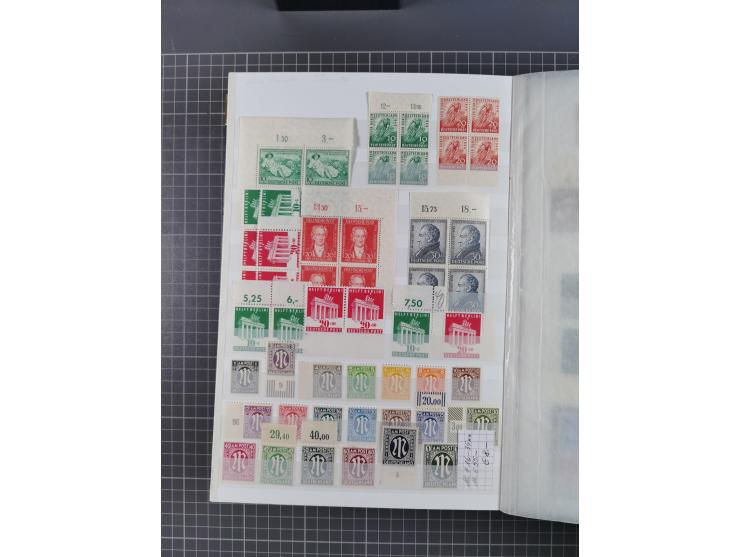 1939/2002, meist postfrischer und teils gestempelter Sammlungsbestand ab etwas Deutsches Reich, Saar, SBZ, Französische Zone 