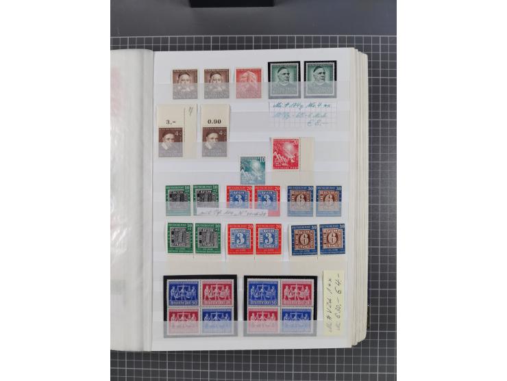 1939/2002, meist postfrischer und teils gestempelter Sammlungsbestand ab etwas Deutsches Reich, Saar, SBZ, Französische Zone 