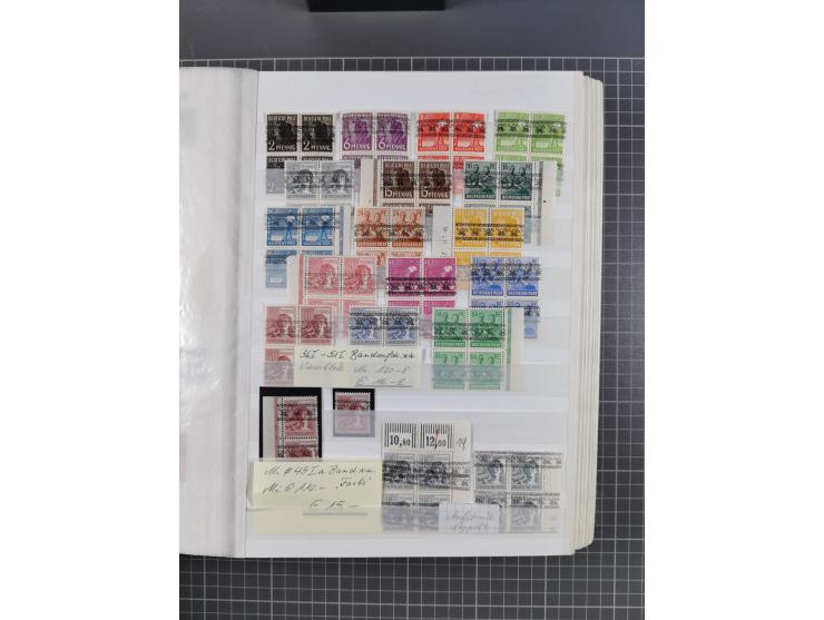 1939/2002, meist postfrischer und teils gestempelter Sammlungsbestand ab etwas Deutsches Reich, Saar, SBZ, Französische Zone 