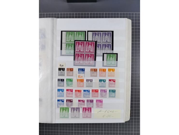 1939/2002, meist postfrischer und teils gestempelter Sammlungsbestand ab etwas Deutsches Reich, Saar, SBZ, Französische Zone 