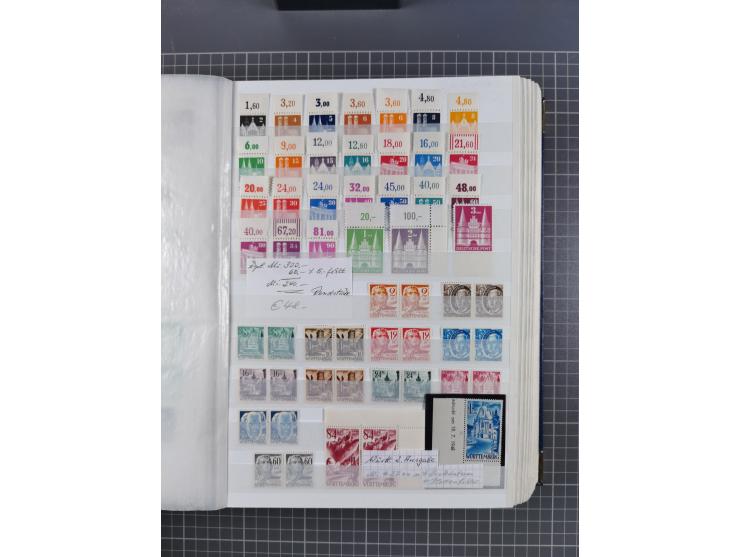 1939/2002, meist postfrischer und teils gestempelter Sammlungsbestand ab etwas Deutsches Reich, Saar, SBZ, Französische Zone 