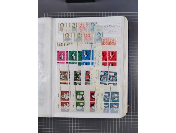 1939/2002, meist postfrischer und teils gestempelter Sammlungsbestand ab etwas Deutsches Reich, Saar, SBZ, Französische Zone 