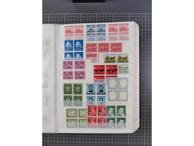 1939/2002, meist postfrischer und teils gestempelter Sammlungsbestand ab etwas Deutsches Reich, Saar, SBZ, Französische Zone 