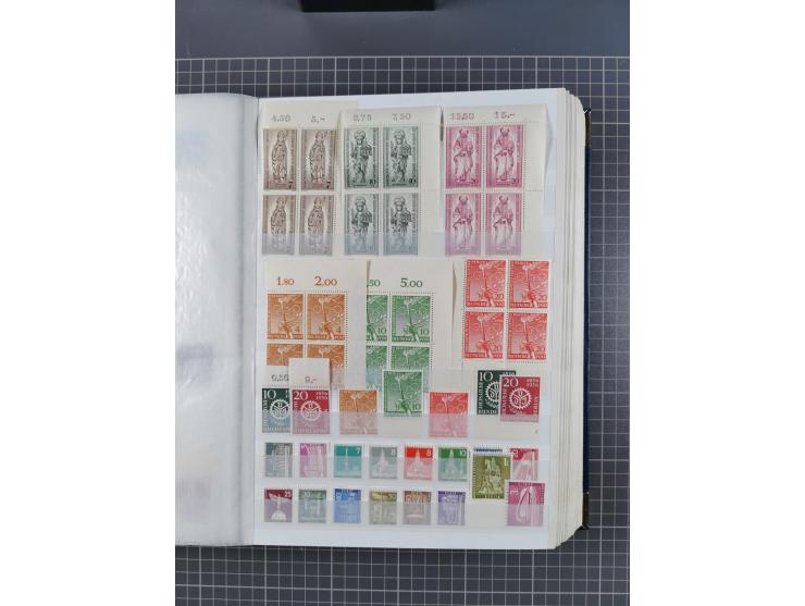 1939/2002, meist postfrischer und teils gestempelter Sammlungsbestand ab etwas Deutsches Reich, Saar, SBZ, Französische Zone 