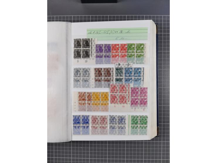 1939/2002, meist postfrischer und teils gestempelter Sammlungsbestand ab etwas Deutsches Reich, Saar, SBZ, Französische Zone 