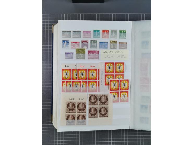 1939/2002, meist postfrischer und teils gestempelter Sammlungsbestand ab etwas Deutsches Reich, Saar, SBZ, Französische Zone 